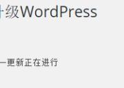 解决升级 WordPress 时提示”另一更新正在进行”-爱创新网络